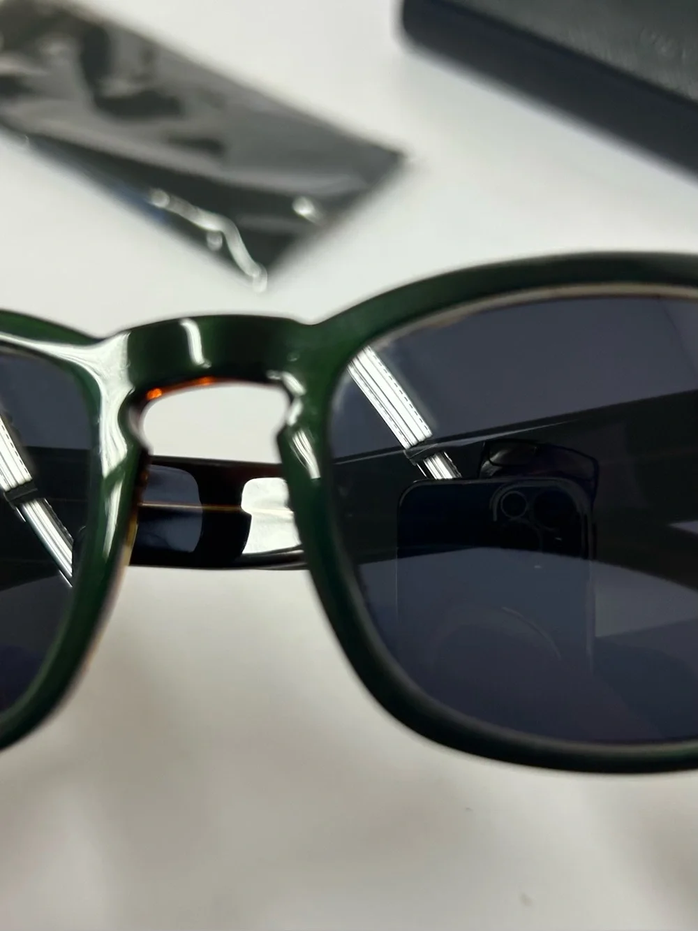 Paul Smith Dark Green Frame Black Lens Sunglasses